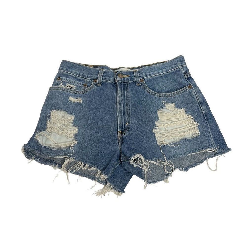 Levi’s 569 loose straight distressed jeans size 30